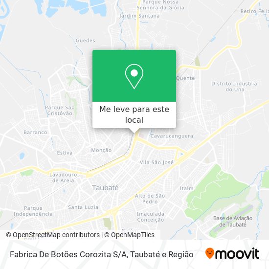Fabrica De Botões Corozita S/A mapa