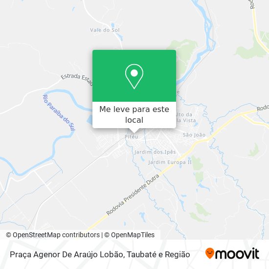 Praça Agenor De Araújo Lobão mapa