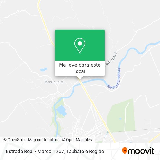 Estrada Real - Marco 1267 mapa