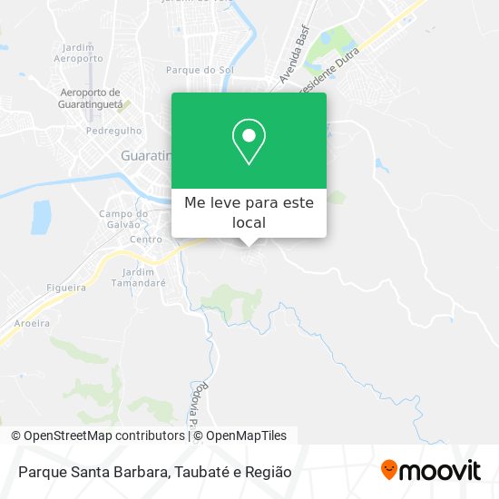 Parque Santa Barbara mapa