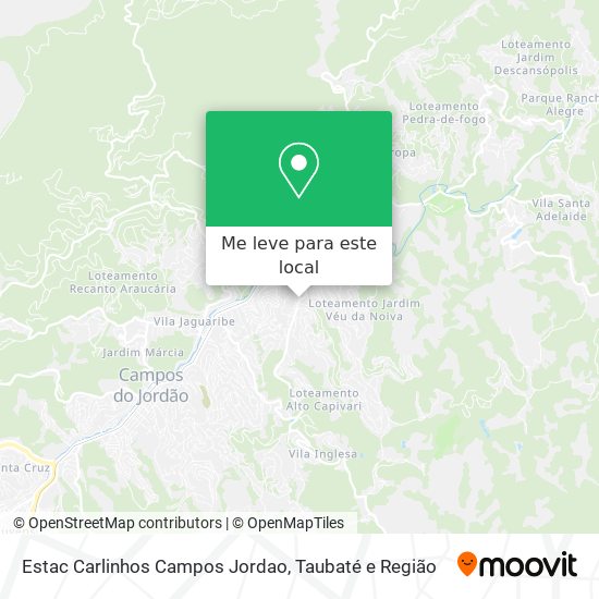 Estac Carlinhos Campos Jordao mapa