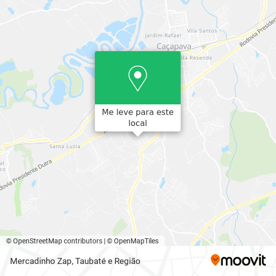 Mercadinho Zap mapa