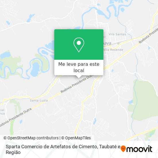 Sparta Comercio de Artefatos de Cimento mapa