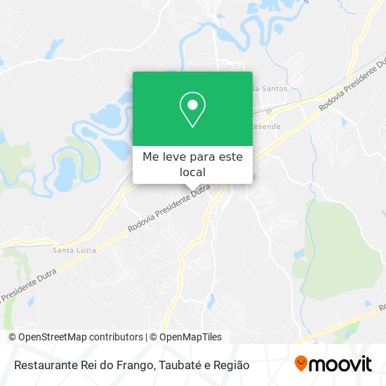 Restaurante Rei do Frango mapa