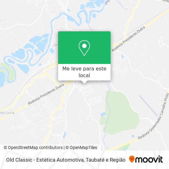 Old Classic - Estética Automotiva mapa