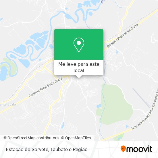 Estação do Sorvete mapa