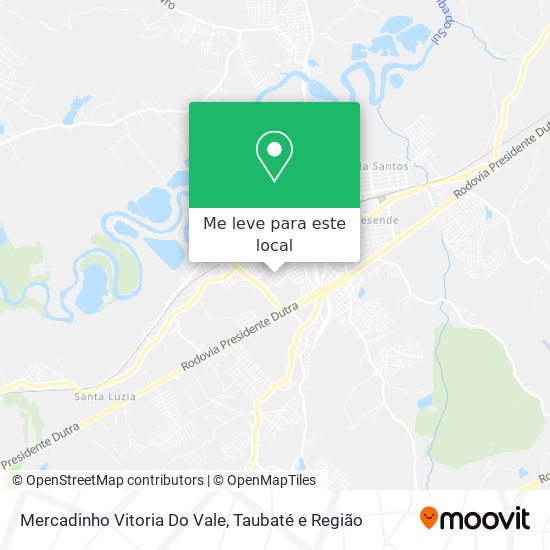 Mercadinho Vitoria Do Vale mapa