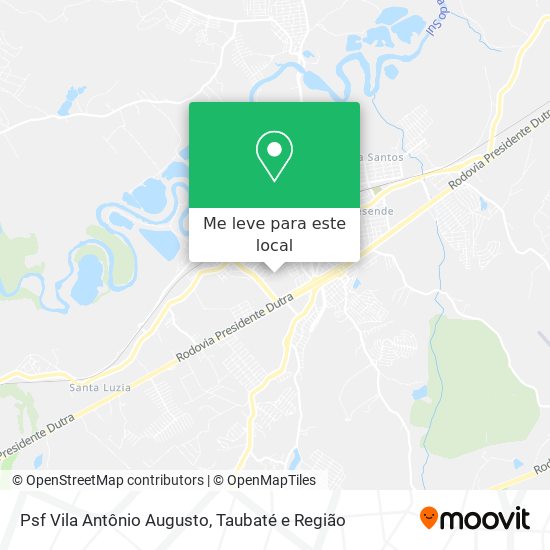 Psf Vila Antônio Augusto mapa