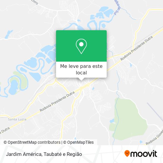 Jardim América mapa