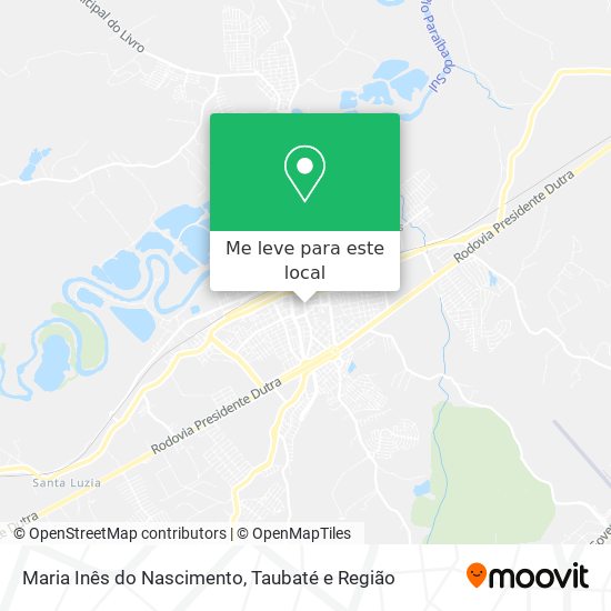 Maria Inês do Nascimento mapa