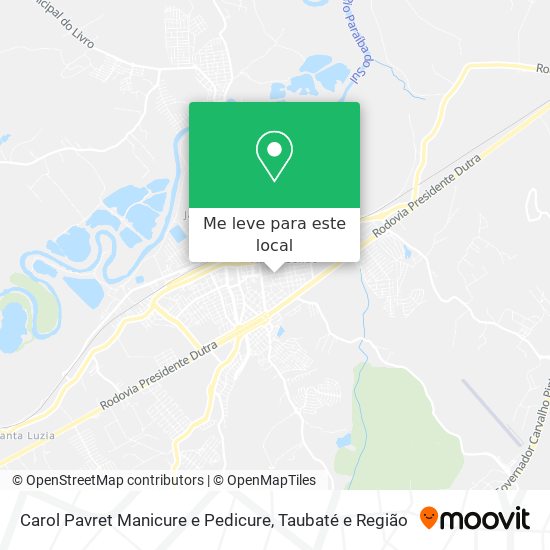 Carol Pavret Manicure e Pedicure mapa