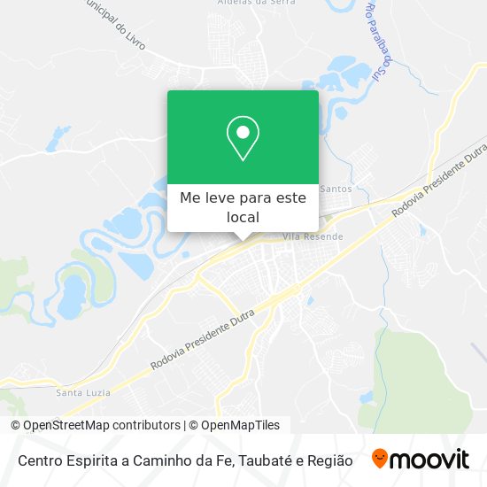 Centro Espirita a Caminho da Fe mapa