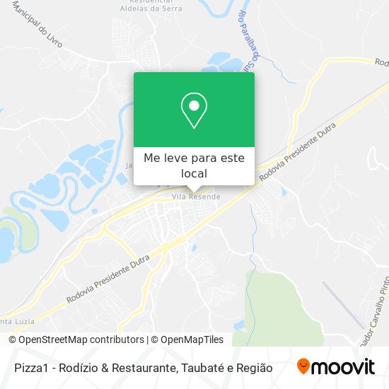 Pizza1 - Rodízio & Restaurante mapa