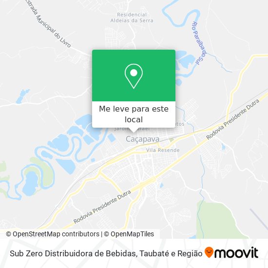 Sub Zero Distribuidora de Bebidas mapa