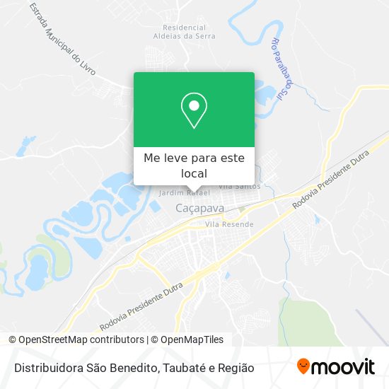 Distribuidora São Benedito mapa