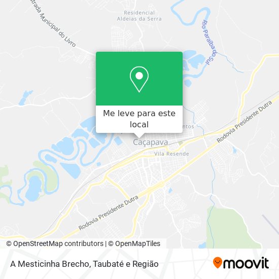 A Mesticinha Brecho mapa