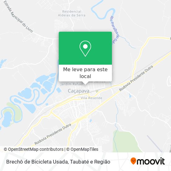 Brechô de Bicicleta Usada mapa