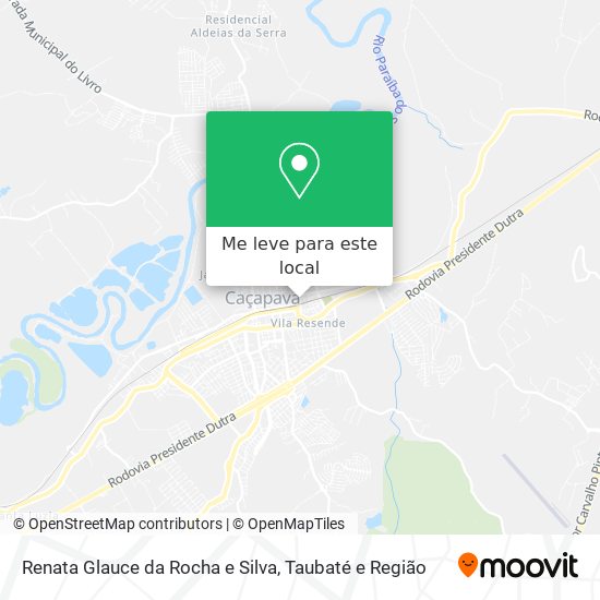 Renata Glauce da Rocha e Silva mapa