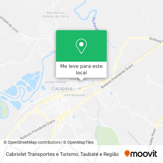 Cabriolet Transportes e Turismo mapa