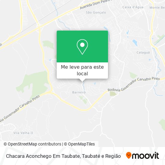 Chacara Aconchego Em Taubate mapa