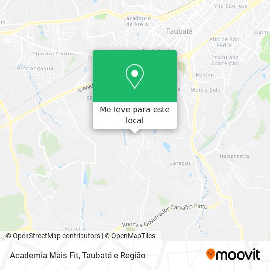 Academia Mais Fit mapa