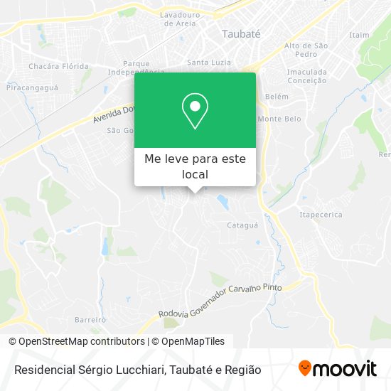 Residencial Sérgio Lucchiari mapa