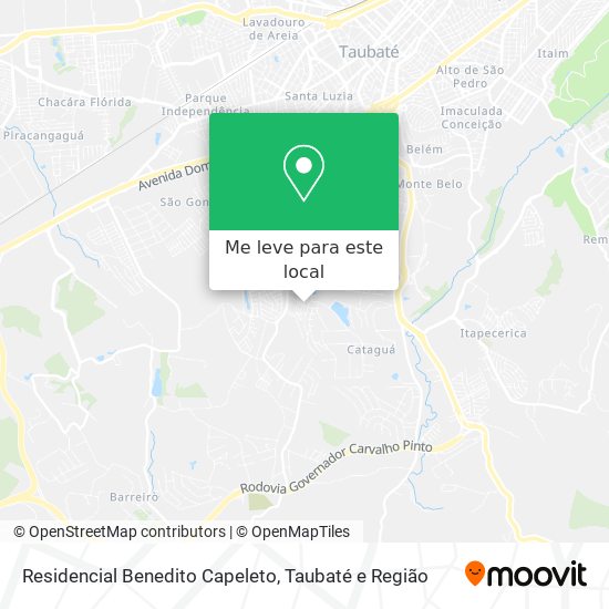 Residencial Benedito Capeleto mapa