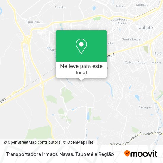 Transportadora Irmaos Navas mapa
