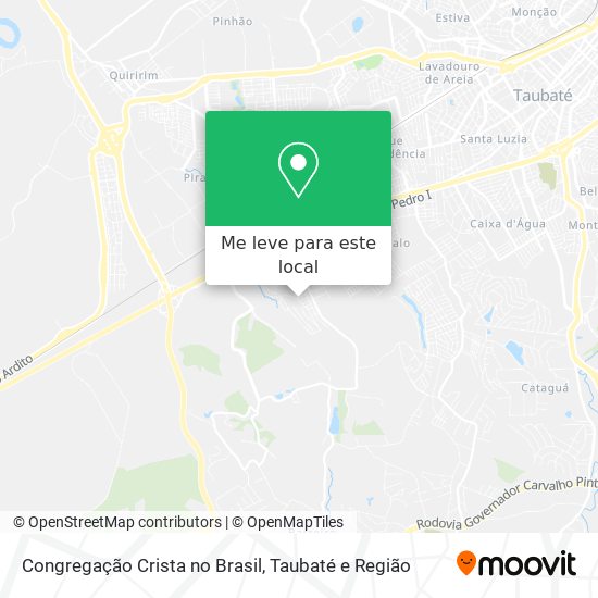 Congregação Crista no Brasil mapa