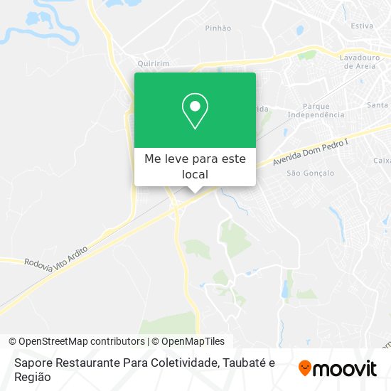 Sapore Restaurante Para Coletividade mapa