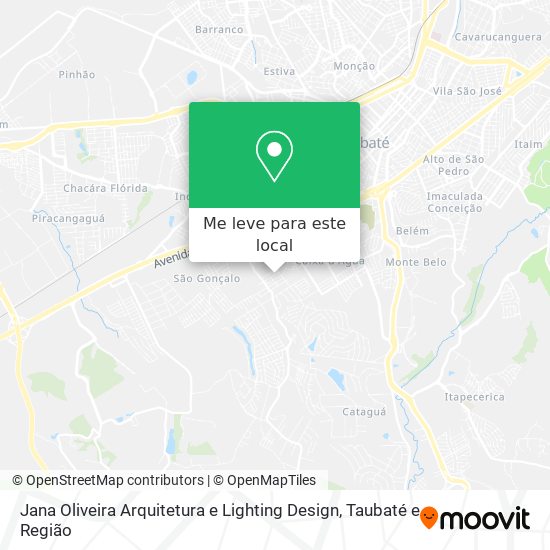 Jana Oliveira Arquitetura e Lighting Design mapa