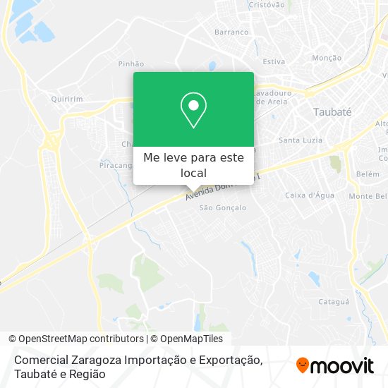 Comercial Zaragoza Importação e Exportação mapa