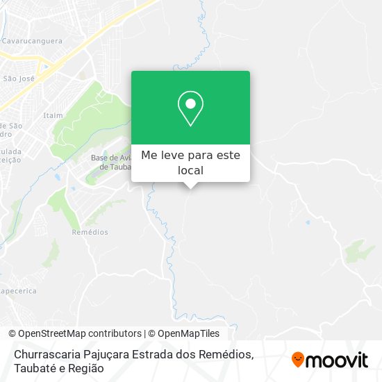 Churrascaria Pajuçara Estrada dos Remédios mapa
