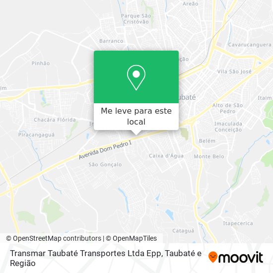 Transmar Taubaté Transportes Ltda Epp mapa