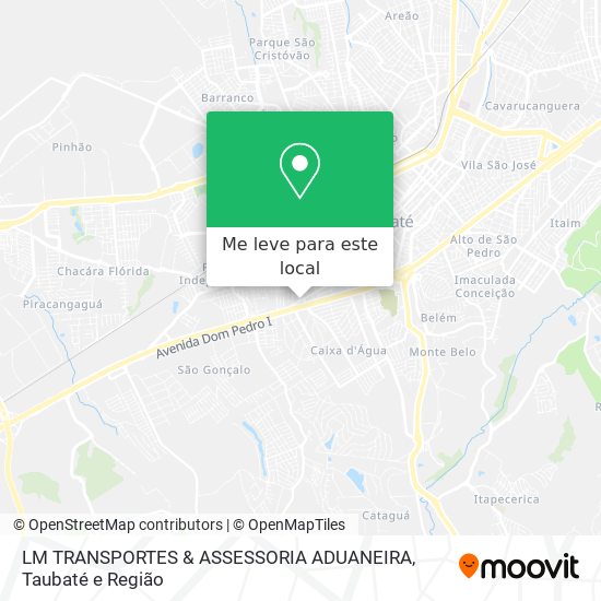 LM TRANSPORTES & ASSESSORIA ADUANEIRA mapa
