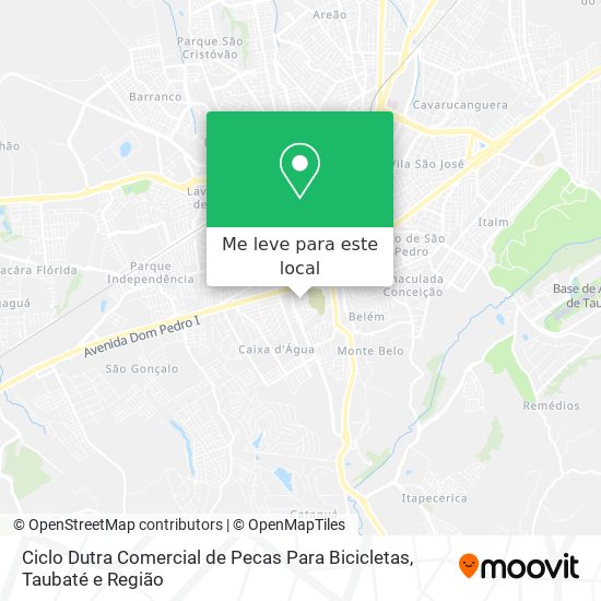 Ciclo Dutra Comercial de Pecas Para Bicicletas mapa