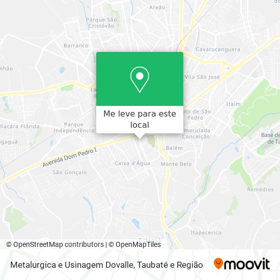 Metalurgica e Usinagem Dovalle mapa