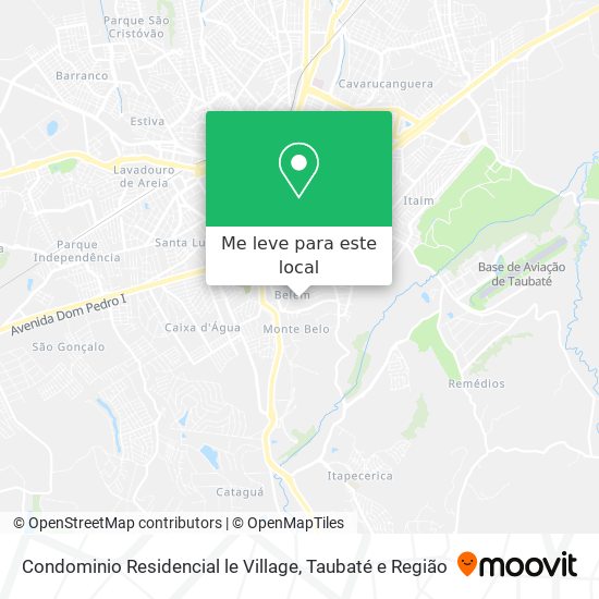 Condominio Residencial le Village mapa