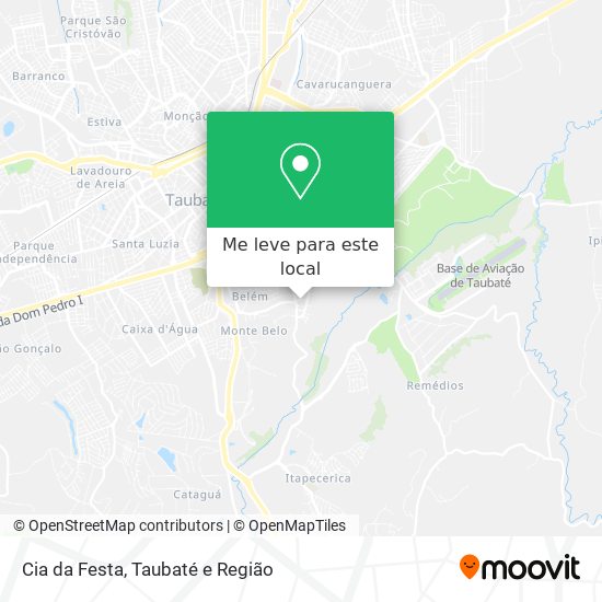 Cia da Festa mapa