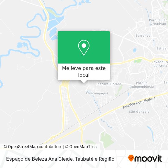 Espaço de Beleza Ana Cleide mapa