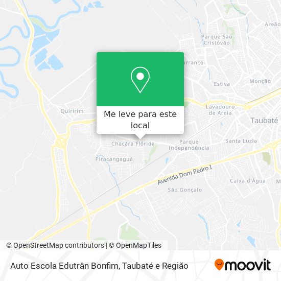 Auto Escola Edutrân Bonfim mapa