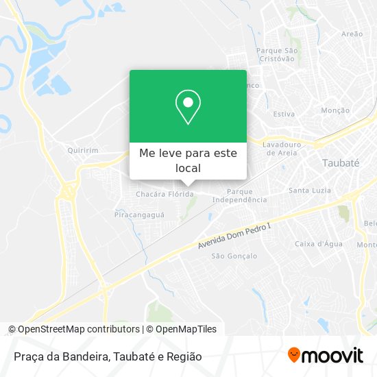 Praça da Bandeira mapa