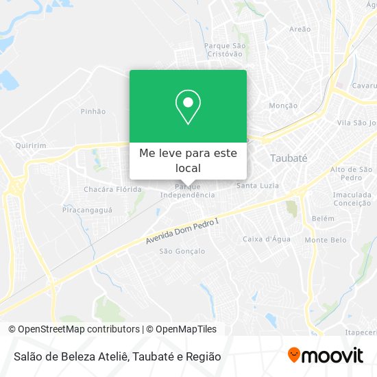 Salão de Beleza Ateliê mapa