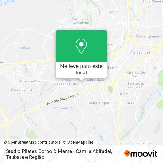 Studio Pilates Corpo & Mente - Camila Abifadel mapa