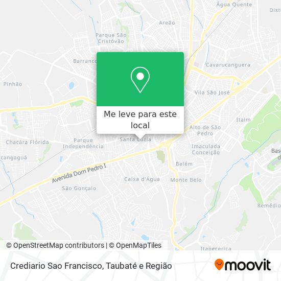 Crediario Sao Francisco mapa