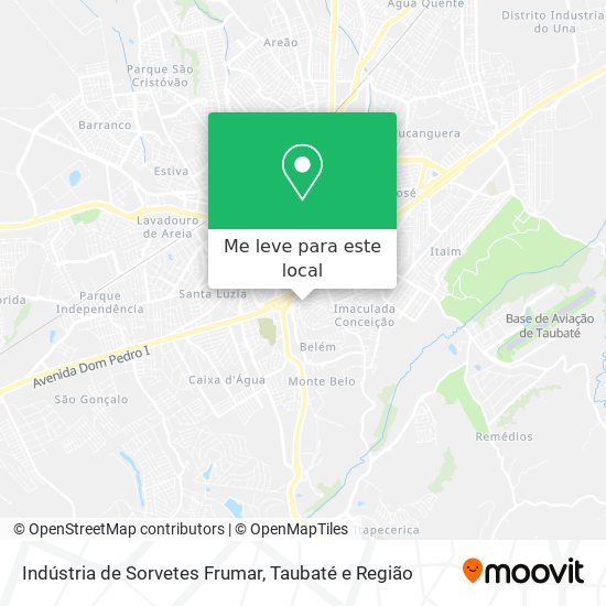 Indústria de Sorvetes Frumar mapa