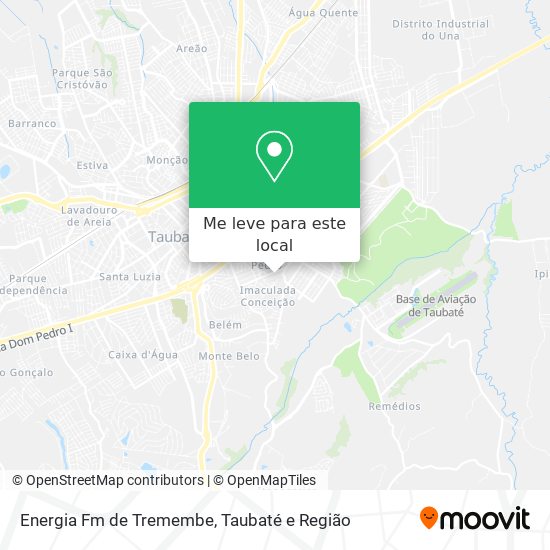 Energia Fm de Tremembe mapa