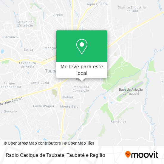 Radio Cacique de Taubate mapa