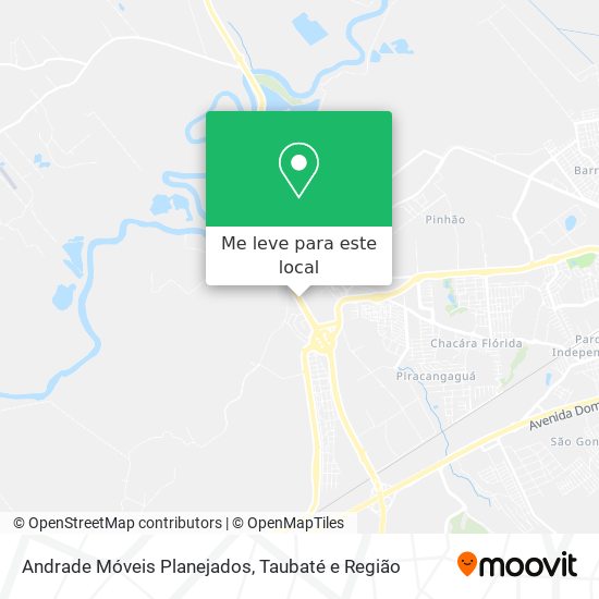 Andrade Móveis Planejados mapa
