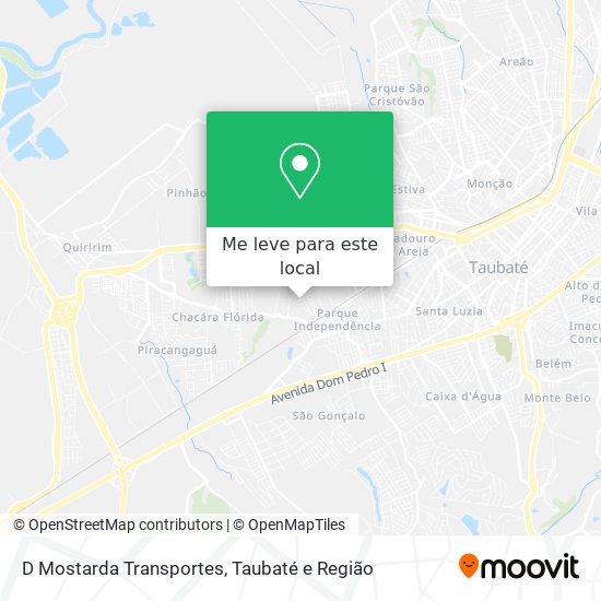 D Mostarda Transportes mapa